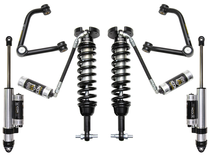 ICON Vehicle Dynamics 2019-2026 Chevrolet Silverado 1500/GMC Sierra 1500, 1.5-3.5" Lift, Stage 4 Suspension System, Tubular
