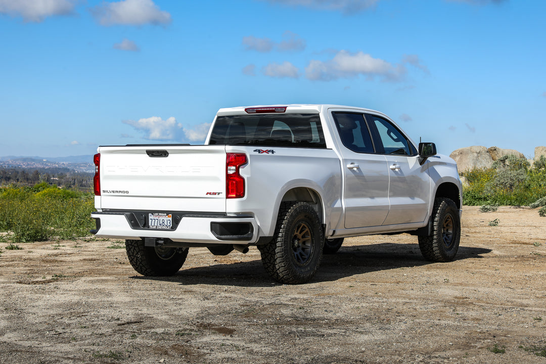 ICON Vehicle Dynamics 2019-2026 Chevrolet Silverado 1500/GMC Sierra 1500, 2.375-3.75" Lift, Stage 2 EXP Suspension System, Tubular