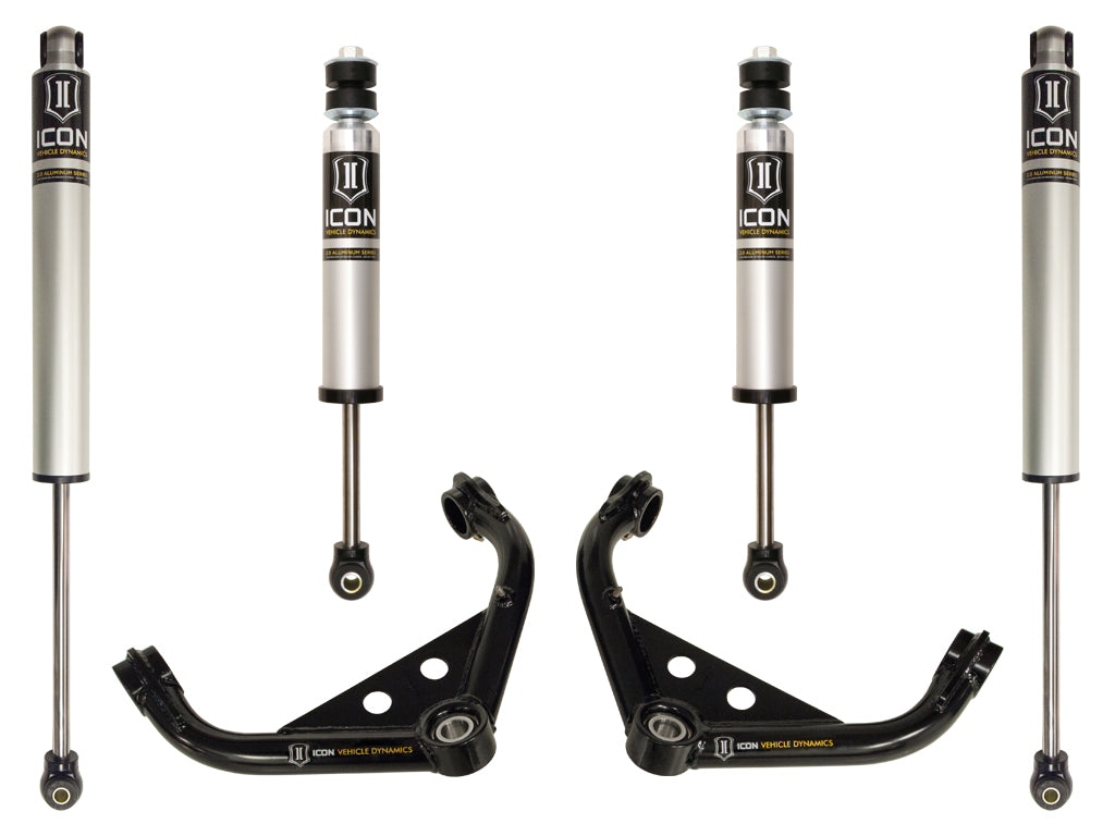 ICON Vehicle Dynamics 2001-2010 GM 2500/3500 HD, 0-2" Lift, Stage 2 Suspension System