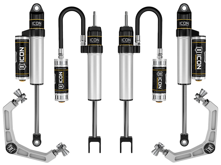 ICON Vehicle Dynamics 2020-2026 GM 2500/3500 HD, 0-2" Lift, Stage 2 Suspension System, Billet