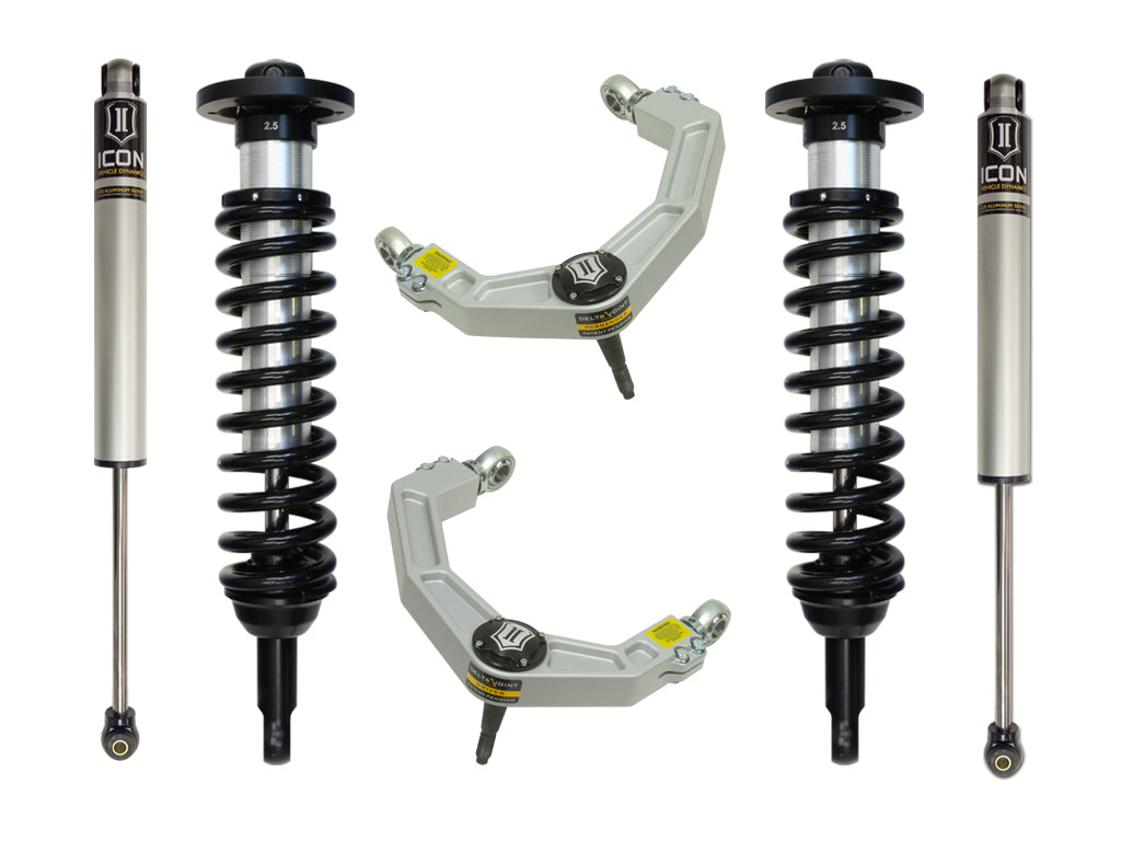 ICON Vehicle Dynamics 2009-2013 Ford F-150 4WD, 0-2.63" Lift, Stage 2 Suspension System, Billet