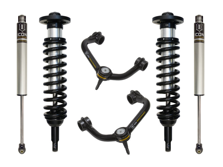 ICON Vehicle Dynamics 2009-2013 Ford F-150 4WD, 0-2.63" Lift, Stage 2 Suspension System, Tubular