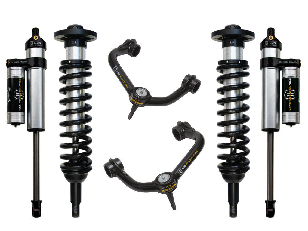 ICON Vehicle Dynamics 2009-2013 Ford F-150 4WD, 0-2.63" Lift, Stage 3 Suspension System, Tubular