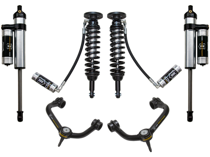 ICON Vehicle Dynamics 2009-2013 Ford F-150 4WD, 1.75-2.63" Lift, Stage 4 Suspension System, Tubular