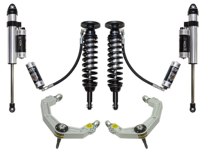 ICON Vehicle Dynamics 2009-2013 Ford F-150 4WD, 1.75-2.63" Lift, Stage 5 Suspension System, Billet