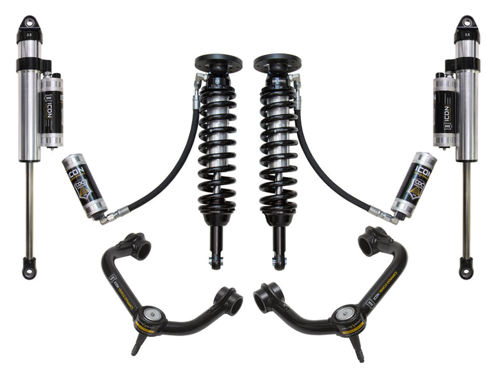 ICON Vehicle Dynamics 2009-2013 Ford F-150 4WD, 1.75-2.63" Lift, Stage 5 Suspension System, Tubular