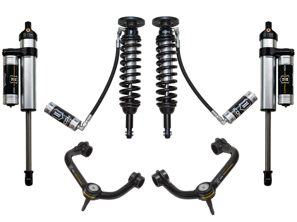 ICON Vehicle Dynamics 2009-2013 Ford F-150 2WD, 1.75-2.63" Lift, Stage 3 Suspension System, Tubular