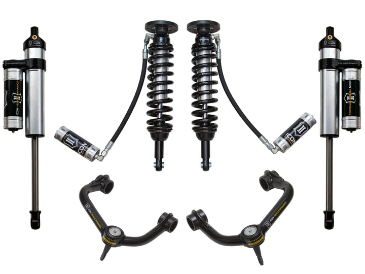 ICON Vehicle Dynamics 2009-2013 Ford F-150 2WD, 1.75-2.63" Lift, Stage 3 Suspension System, Tubular