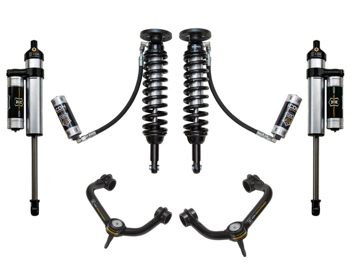 ICON Vehicle Dynamics 2009-2013 Ford F-150 2WD, 1.75-2.63" Lift, Stage 4 Suspension System, Tubular