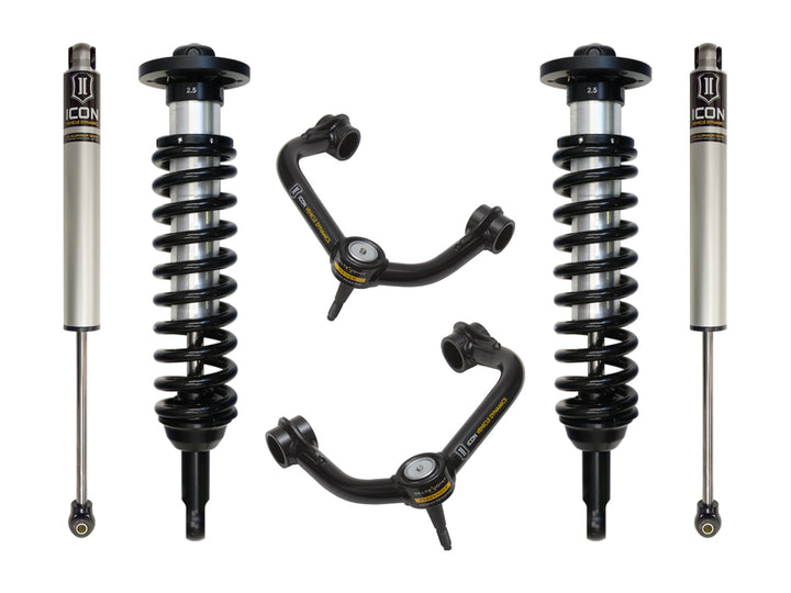 ICON Vehicle Dynamics 2004-2008 Ford F-150 4WD, 0-2.63" Lift, Stage 2 Suspension System, Tubular