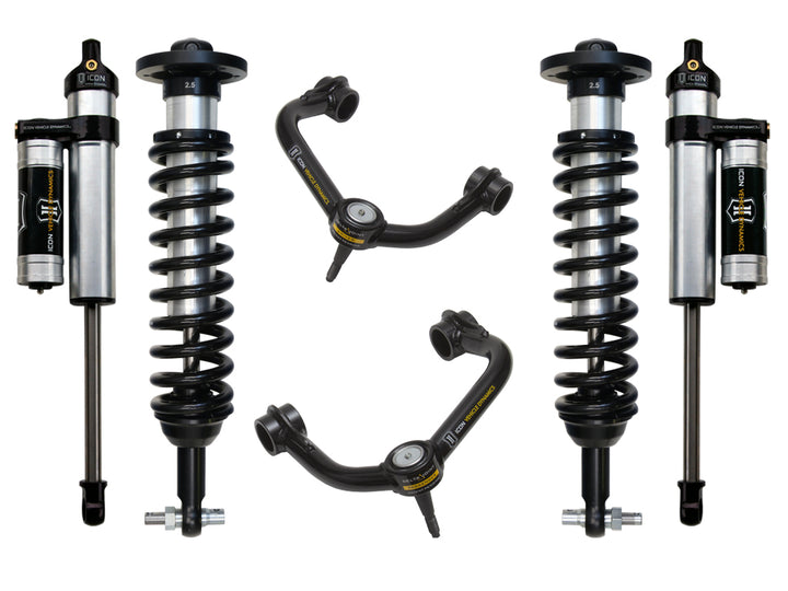ICON Vehicle Dynamics 2014 Ford F150 4WD, 0-2.63" Lift, Stage 3 Suspension System, Tubular UCA
