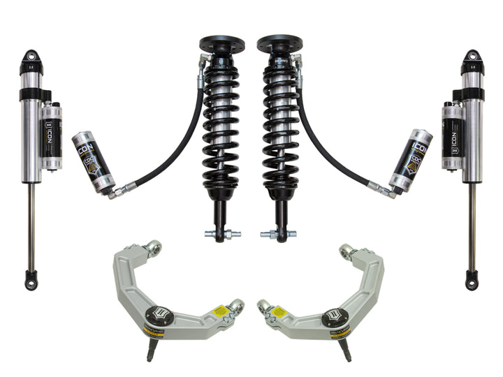 ICON Vehicle Dynamics 2014 Ford F150 4WD, 1.75-2.63" Lift, Stage 5 Suspension System, Billet UCA