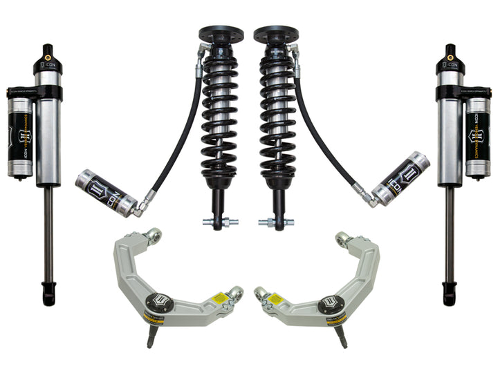 ICON Vehicle Dynamics 2014 Ford F-150 2WD, 1.75-2.63" Lift, Stage 4 Suspension System, Billet
