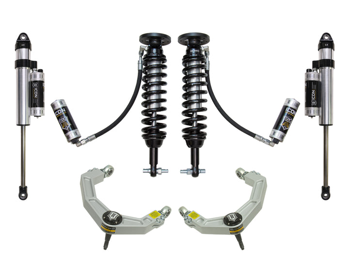 ICON Vehicle Dynamics 2014 Ford F-150 2WD, 1.75-2.63" Lift, Stage 5 Suspension System, Billet