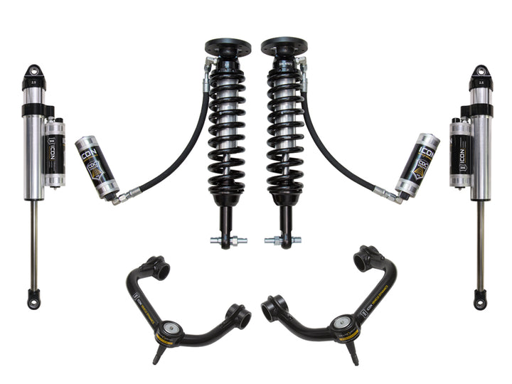ICON Vehicle Dynamics 2014 Ford F-150 2WD, 1.75-2.63" Lift, Stage 5 Suspension System, Tubular