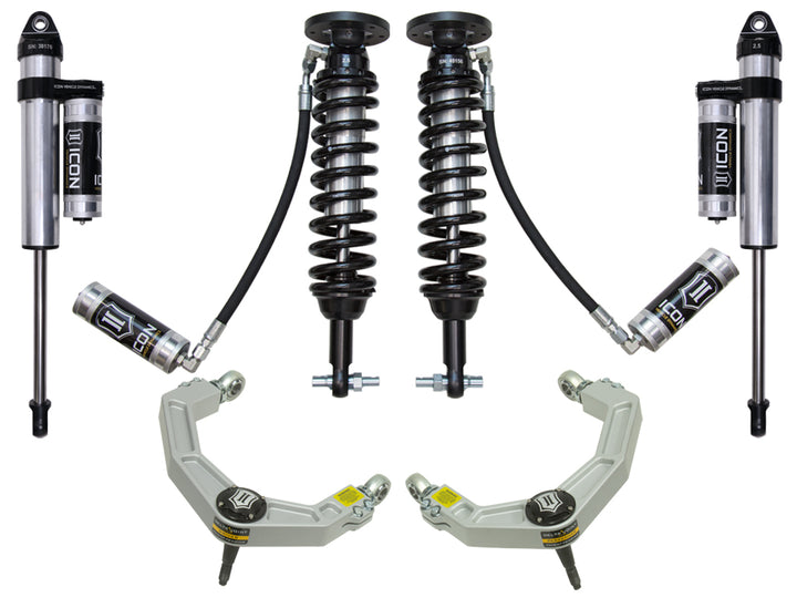 ICON Vehicle Dynamics 2015-20 Ford F150 4WD, 2-2.63" Lift, Stage 4 Suspension System, Billet UCA
