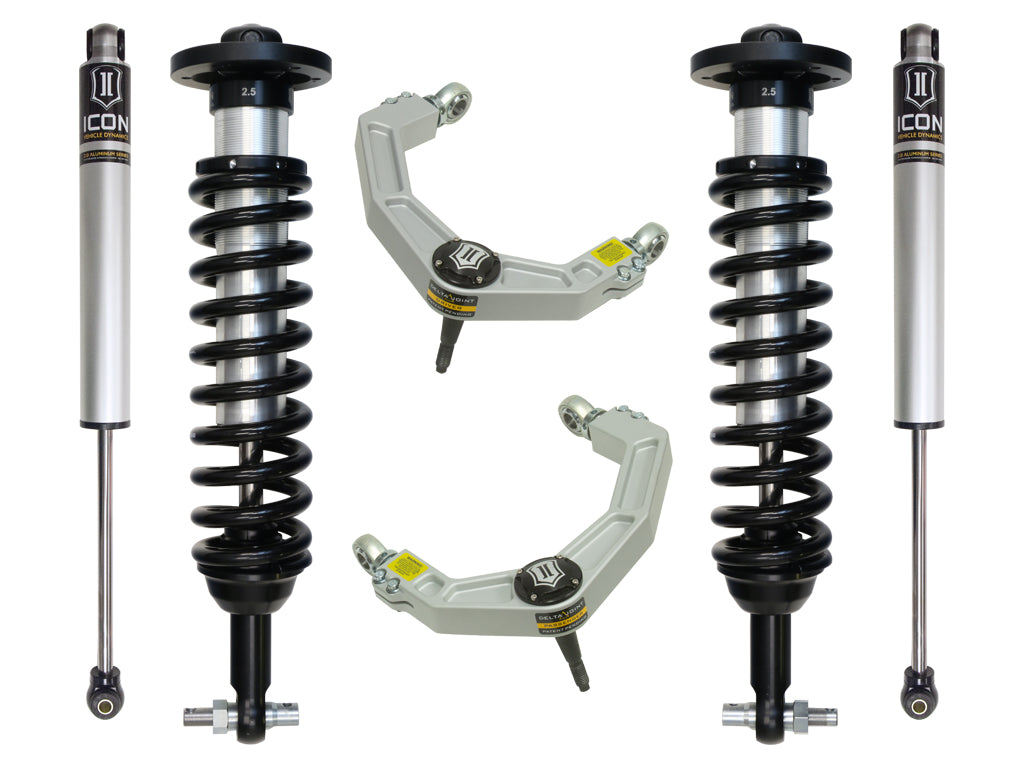 ICON Vehicle Dynamics 2015-2020 Ford F150 2WD, 0-3" Lift, Stage 2 Suspension System, Billet UCA