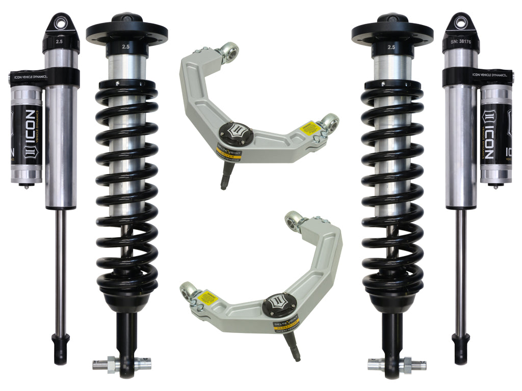 ICON Vehicle Dynamics 2015-2020 Ford F150 2WD, 0-3" Lift, Stage 3 Suspension System, Billet UCA