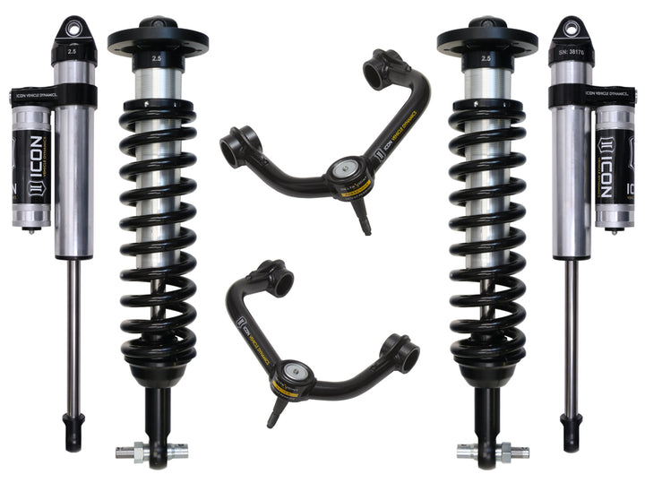ICON Vehicle Dynamics 2015-2020 Ford F150 2WD, 0-3" Lift, Stage 3 Suspension System, Tubular UCA
