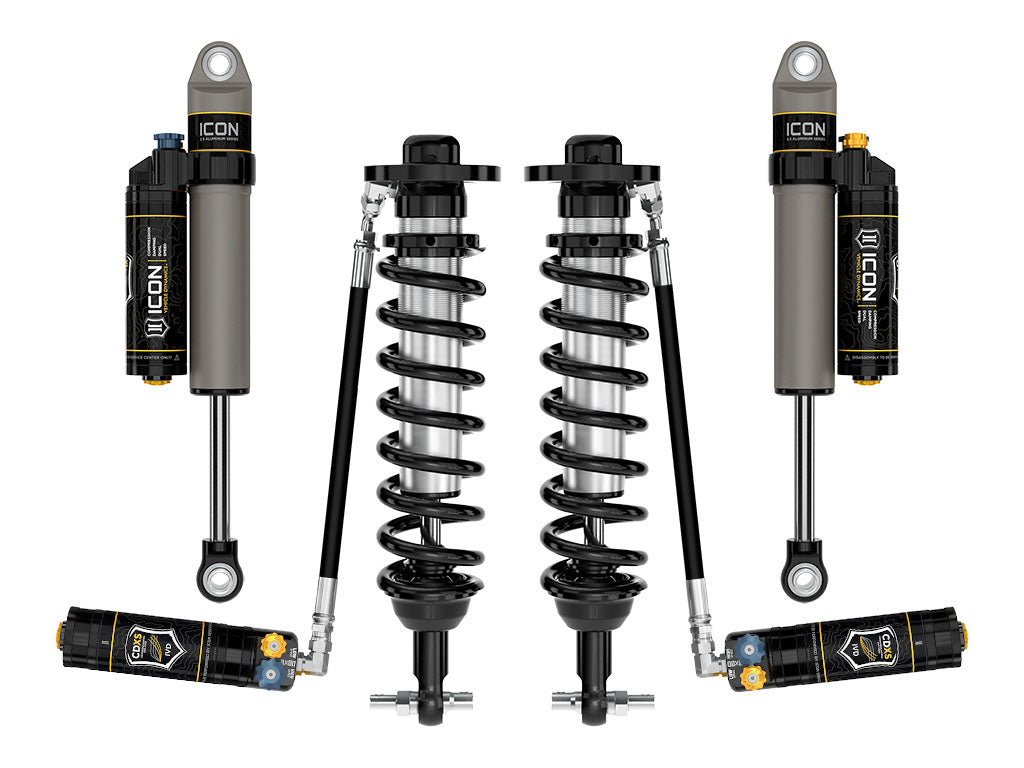 ICON Vehicle Dynamics 2021-2026 Ford F-150 4WD, 0-2.75" Lift, Stage 4 Suspension System, CDXS
