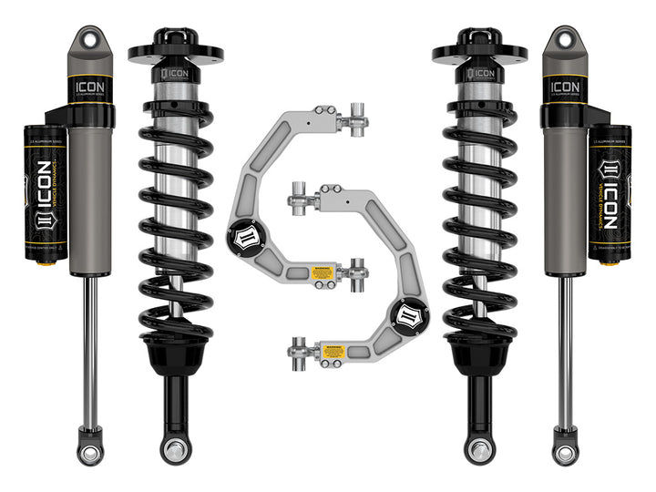 ICON Vehicle Dynamics 2021-2026 Ford F-150 4WD, 2.75-3.5" Lift, Stage 2 Suspension System, Billet