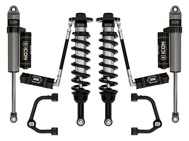 ICON Vehicle Dynamics 2021-2026 Ford F-150 4WD, 2.75-3.5" Lift, Stage 3 Suspension System, Tubular