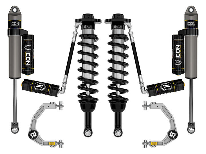 ICON Vehicle Dynamics 2021-2026 Ford F-150 4WD, 2.75-3.5" Lift, Stage 3 Suspension System, Billet