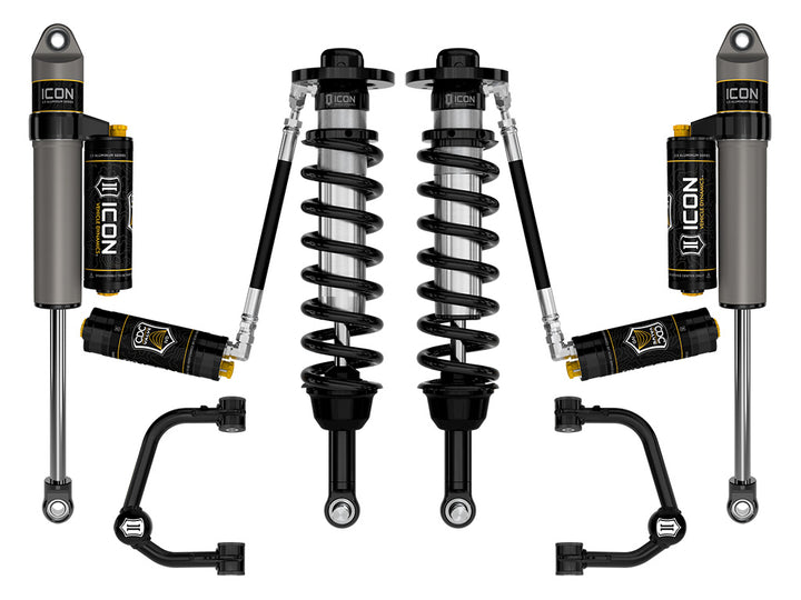 ICON Vehicle Dynamics 2021-2026 Ford F-150 4WD, 2.75-3.5" Lift, Stage 4 Suspension System, Tubular, CDCV