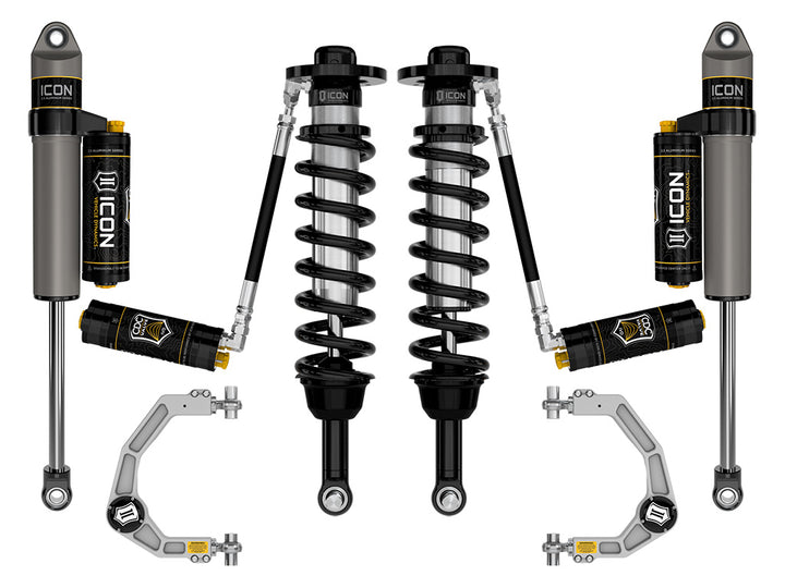 ICON Vehicle Dynamics 2021-2026 Ford F-150 4WD, 2.75-3.5" Lift, Stage 4 Suspension System, Billet, CDCV