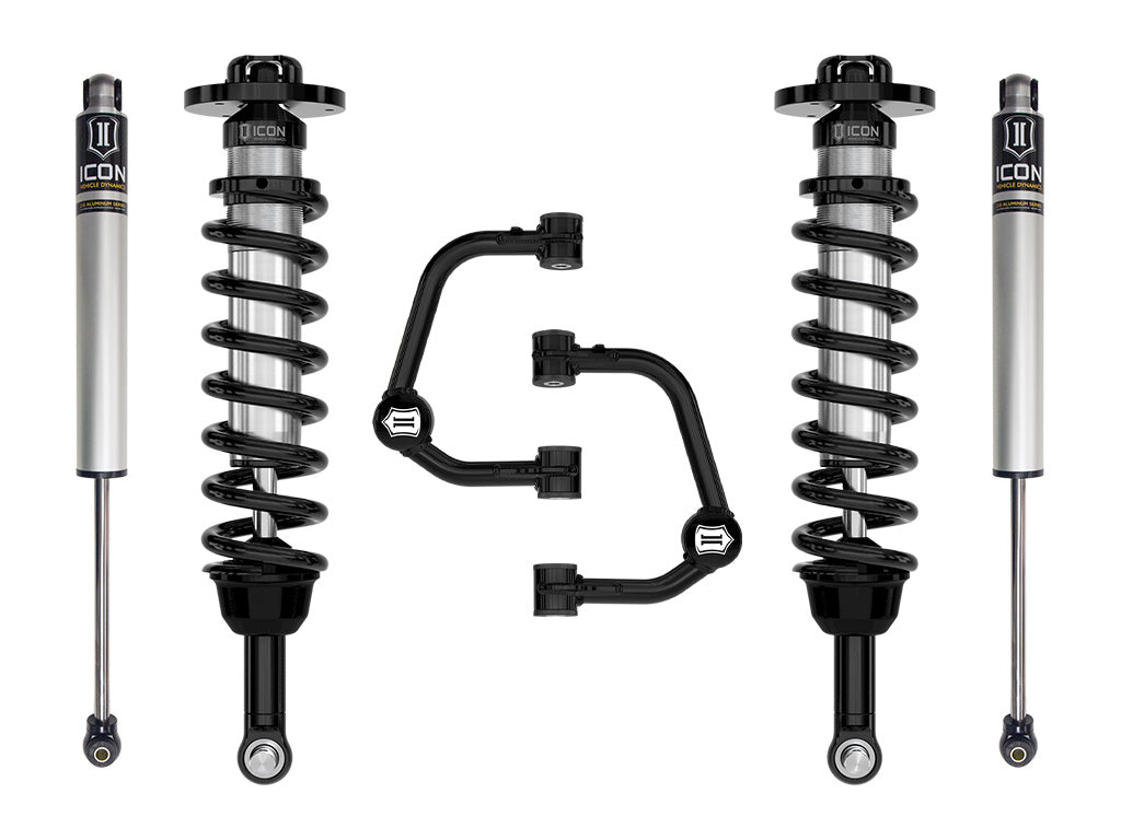 ICON Vehicle Dynamics 2021-2026 Ford F-150 Tremor, 2.5-3" Lift, Stage 1 Suspension System, Tubular