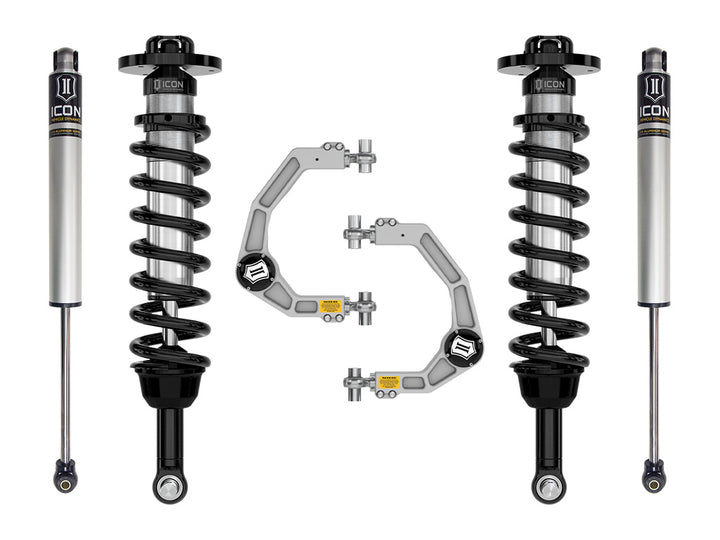 ICON Vehicle Dynamics 2021-2026 Ford F-150 Tremor, 2.5-3" Lift, Stage 1 Suspension System, Billet