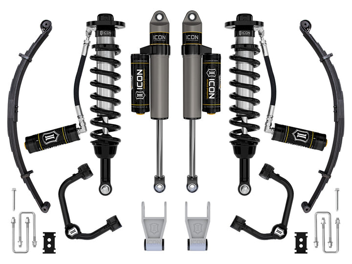 ICON Vehicle Dynamics 2021-2026 Ford F-150 Tremor, 2.5-3" Lift, Stage 3 Suspension System, Tubular, w/ Leaf Packs