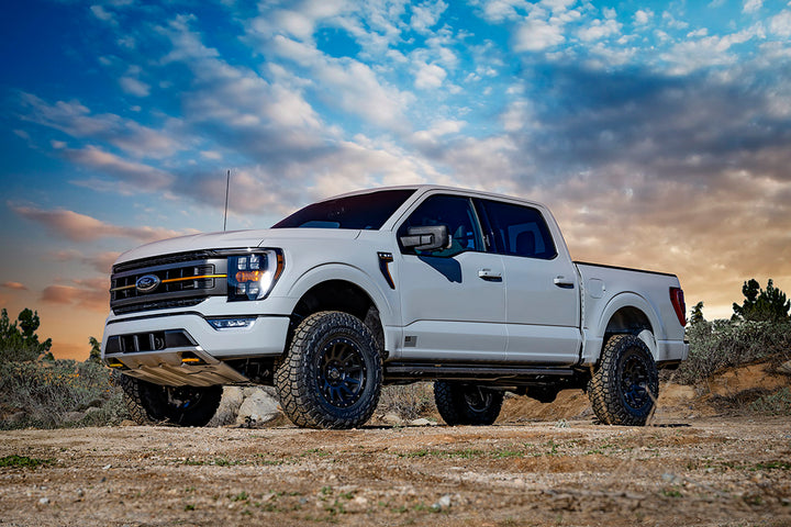 ICON Vehicle Dynamics 2021-2026 Ford F-150 Tremor, 2.5-3" Lift, Stage 4 Suspension System, Tubular, CDXS, w/ Leaf Packs