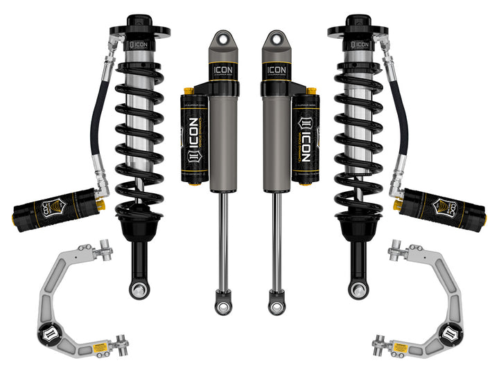 ICON Vehicle Dynamics 2021-2026 Ford F-150 Tremor, 2.5-3" Lift, Stage 4 Suspension System, Billet, CDCV