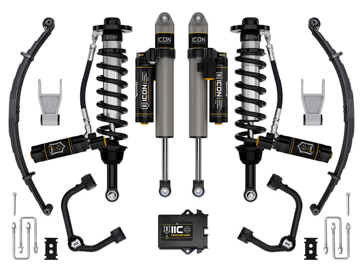 ICON Vehicle Dynamics 2021-2026 Ford F-150 Tremor, 2.5-3" Lift, Stage 5 Suspension System, Tubular, w/ Leaf Packs