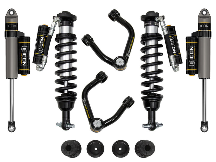 ICON Vehicle Dynamics 19-21 Ford Ranger, 0-3.5" Lift, Stage 4 Susp System, Tubular UCA Al Knuckle