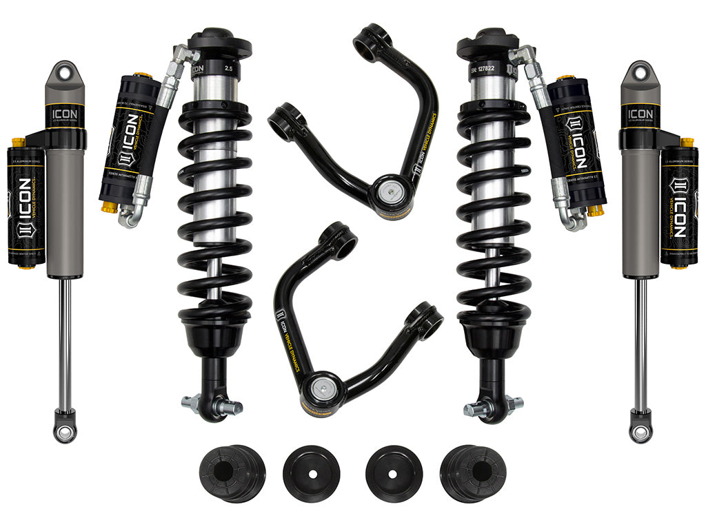 ICON Vehicle Dynamics 19-21 Ford Ranger, 0-3.5" Lift, Stage 5 Susp System, Tubular UCA Al Knuckle