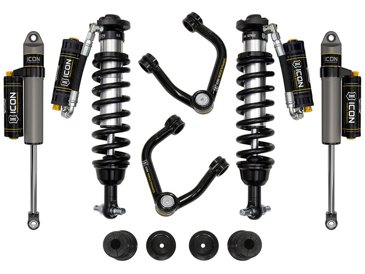 ICON Vehicle Dynamics 19-21 Ford Ranger, 0-3.5" Lift, Stage 5 Susp System, Tubular UCA Al Knuckle