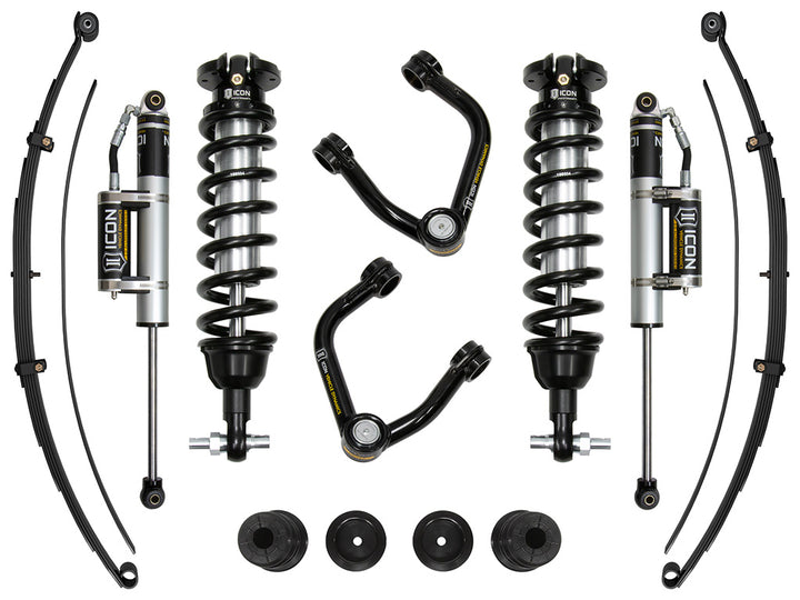ICON Vehicle Dynamics 19-21 Ford Ranger, 0-3.5" Lift, Stage 6 Susp System, Tubular UCA Al Knuckle