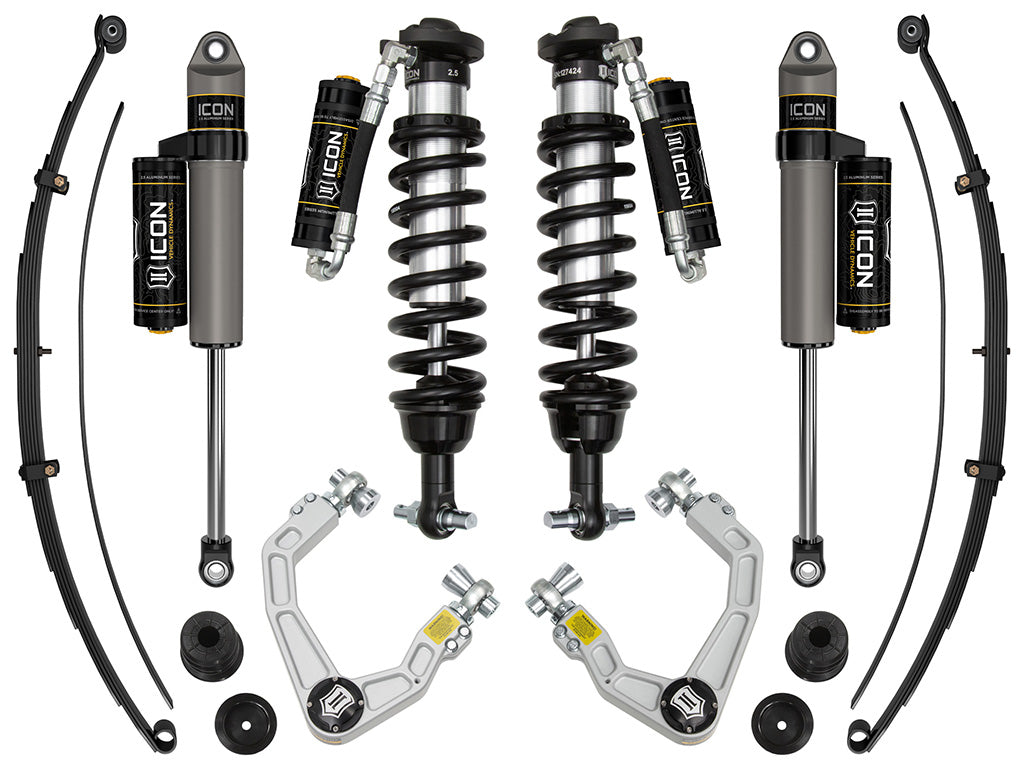 ICON Vehicle Dynamics 19-21 Ford Ranger, 0-3.5" Lift, Stage 7 Susp System, Billet UCA Al Knuckle