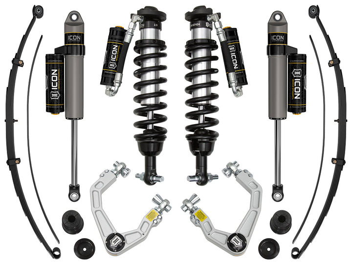 ICON Vehicle Dynamics 19-21 Ford Ranger, 0-3.5" Lift, Stage 7 Susp System, Billet UCA Al Knuckle