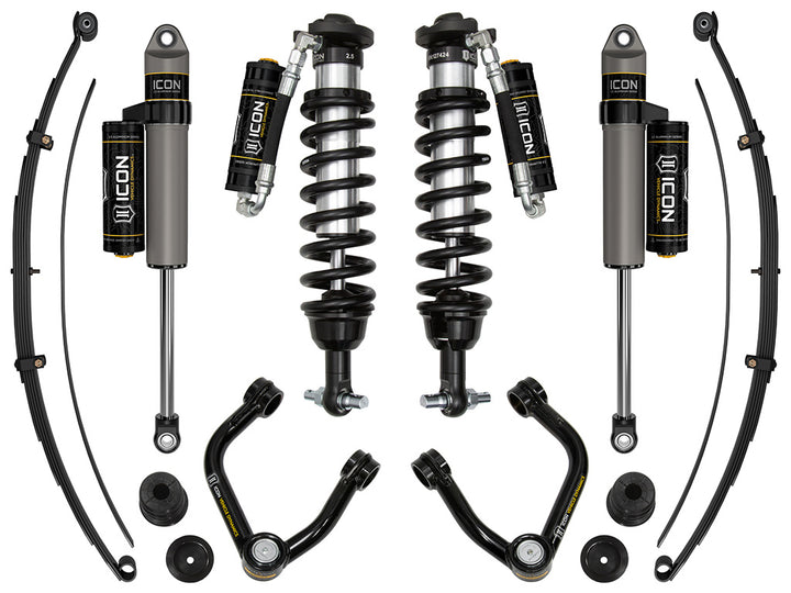 ICON Vehicle Dynamics 19-21 Ford Ranger, 0-3.5" Lift, Stage 7 Susp System, Tubular UCA Al Knuckle