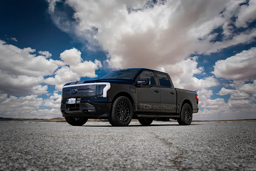 ICON Vehicle Dynamics 2022-2025 Ford F-150 Lightning, 3.5-0" Drop, Stage 4 Suspension System