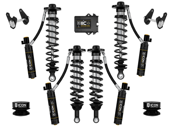 ICON Vehicle Dynamics 2022-2025 Ford F-150 Lightning, 3.5-0" Drop, Stage 4 Suspension System