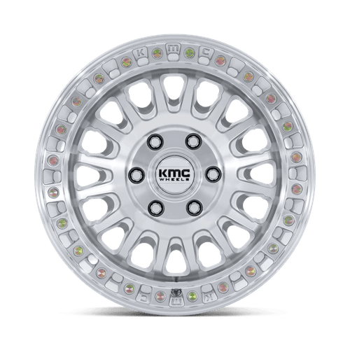 KMC KM552 IMS Gloss Silver w/ Machined Face
