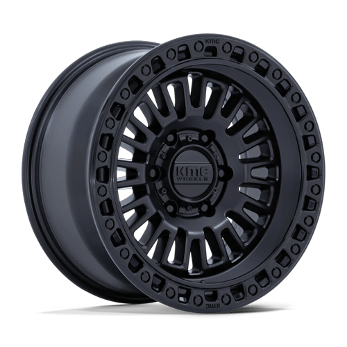 KMC KM554 AZTEC Matte Black w/ Gloss Black Lip