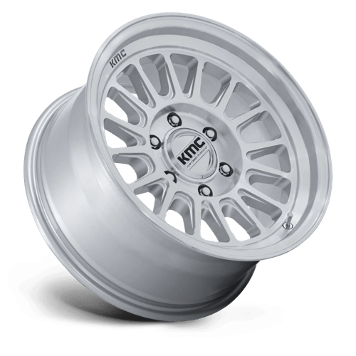 KMC KM733 IMPACT FFT Gloss Silver w/ Machined Face