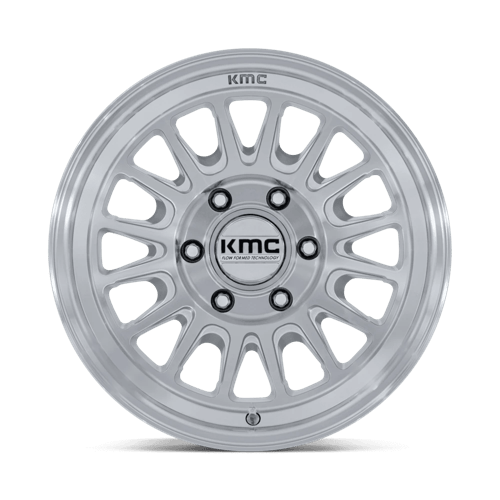 KMC KM733 IMPACT FFT Gloss Silver w/ Machined Face