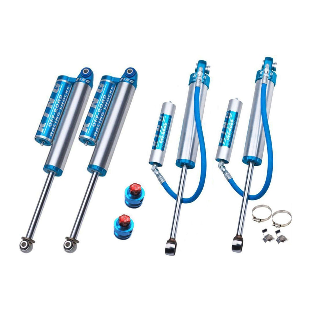 King Shocks 2.0 Performance w/ Remote Reservoir Shocks Set for 1997-2010 Nissan Patrol Y61 4WD - King Shocks