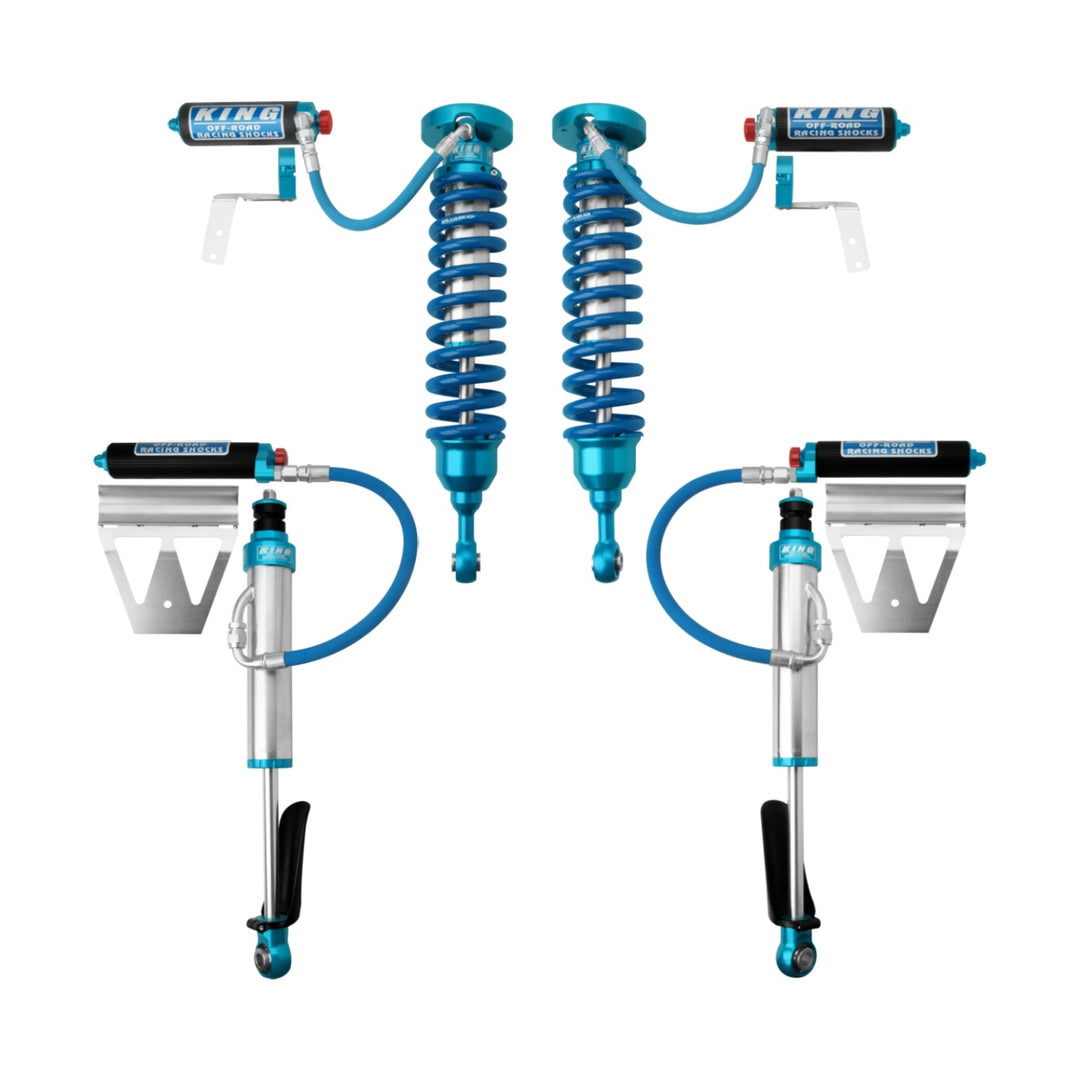 King Shocks 2.5 Performance Coilovers + Rear Reservoir Shocks Set for 2008-2021 Toyota Land Cruiser 200 4WD - King Shocks